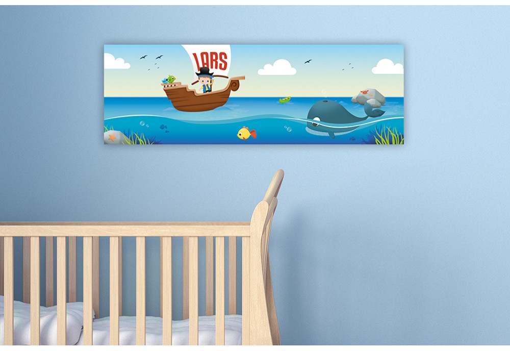 Schattig Piraatje op Zee